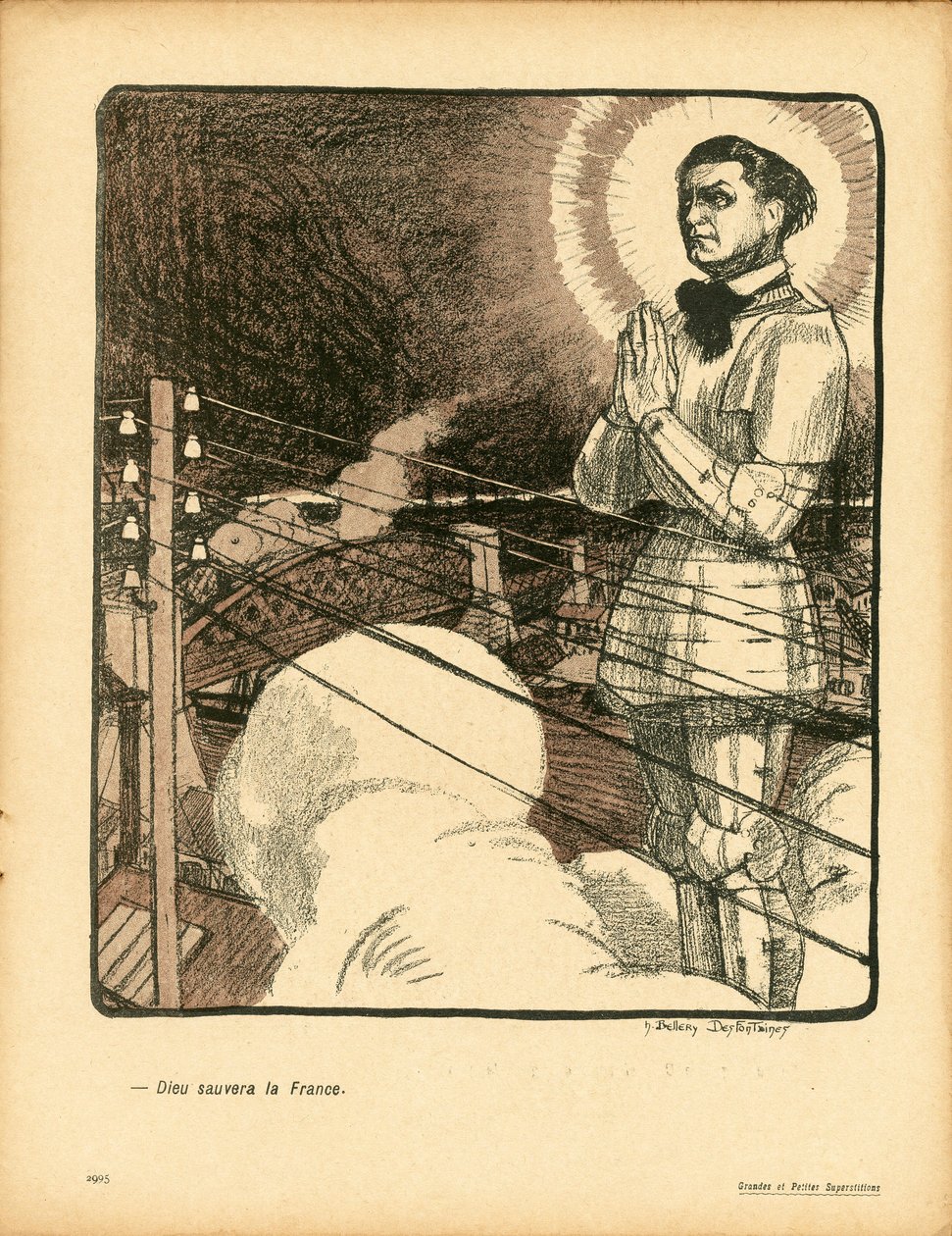 A Placa de Manteiga, número 180, Satirical em P&B de Henri Jules Ferdinand Bellery Defontaines