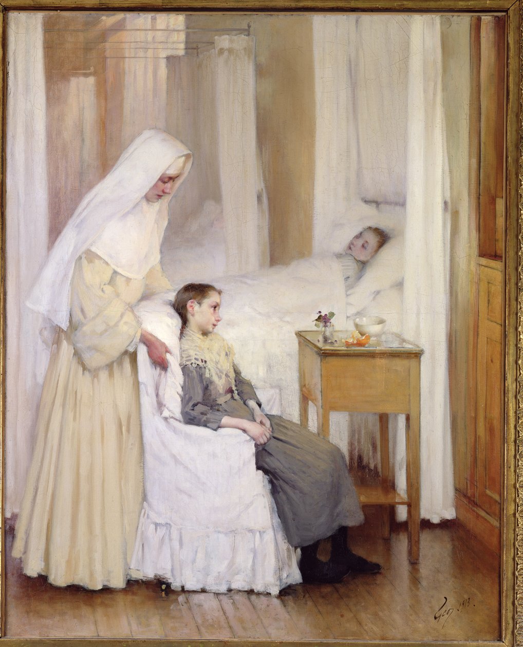 Em Nossa Senhora do Hospital Perpétuo do Bom Auxílio, 1903 de Henri Jules Jean Geoffroy