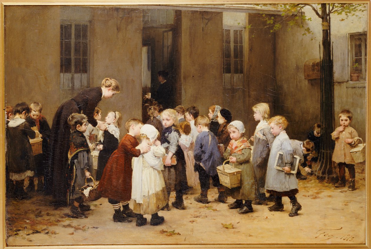 De volta à escola de Henri Jules Jean Geoffroy