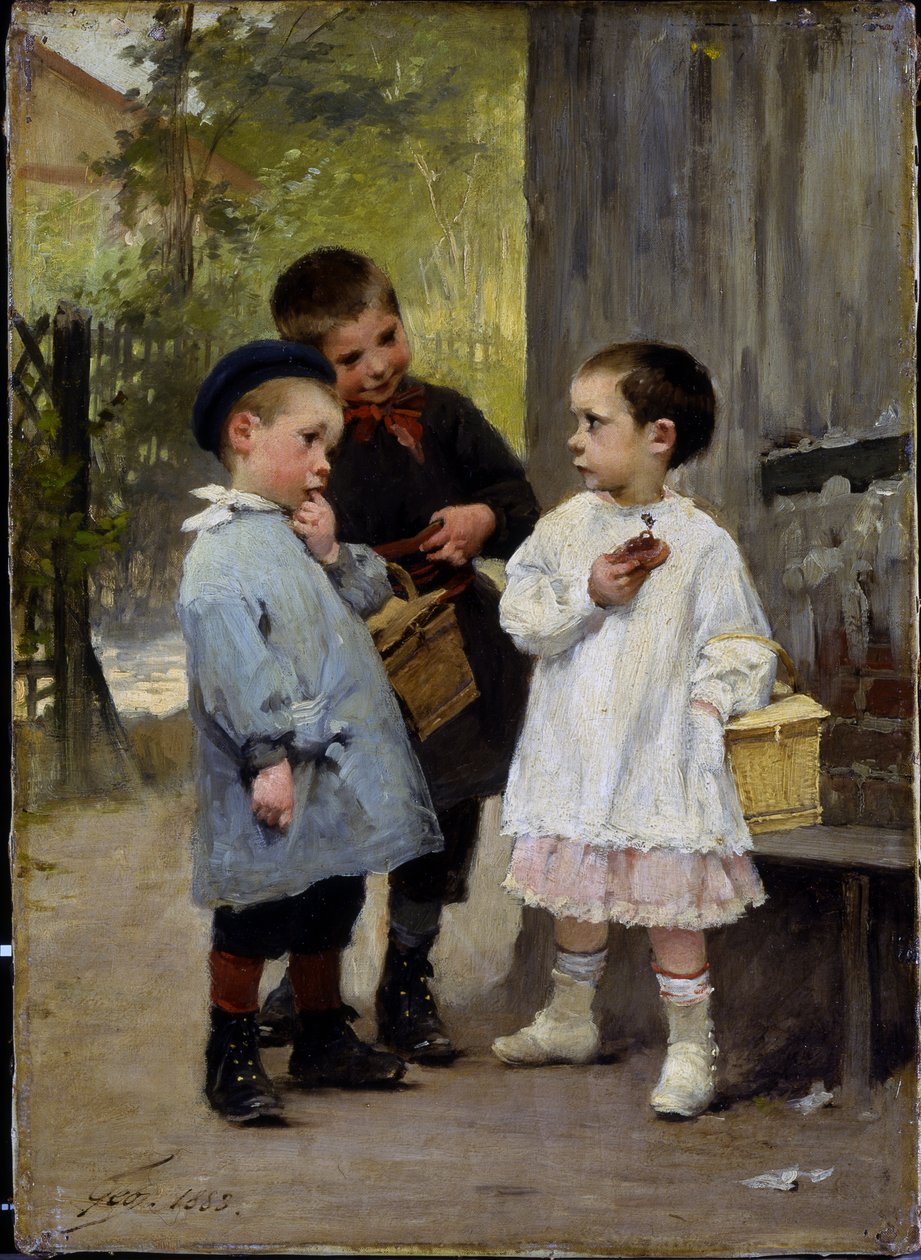 Dê-me uma mordida, 1883 de Henri Jules Jean Geoffroy