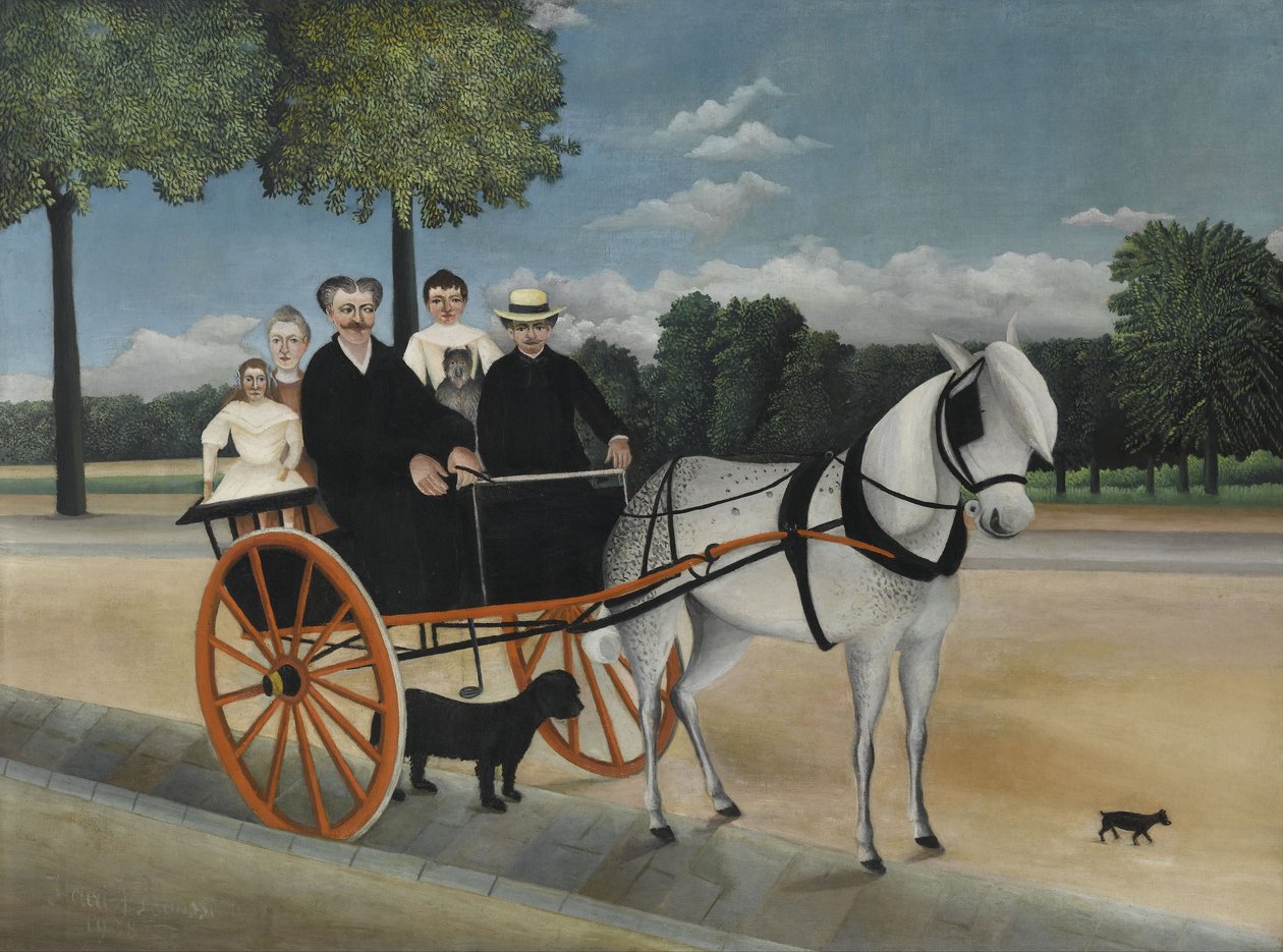 Carrinho do Velho Junier de Henri Julien Félix Rousseau