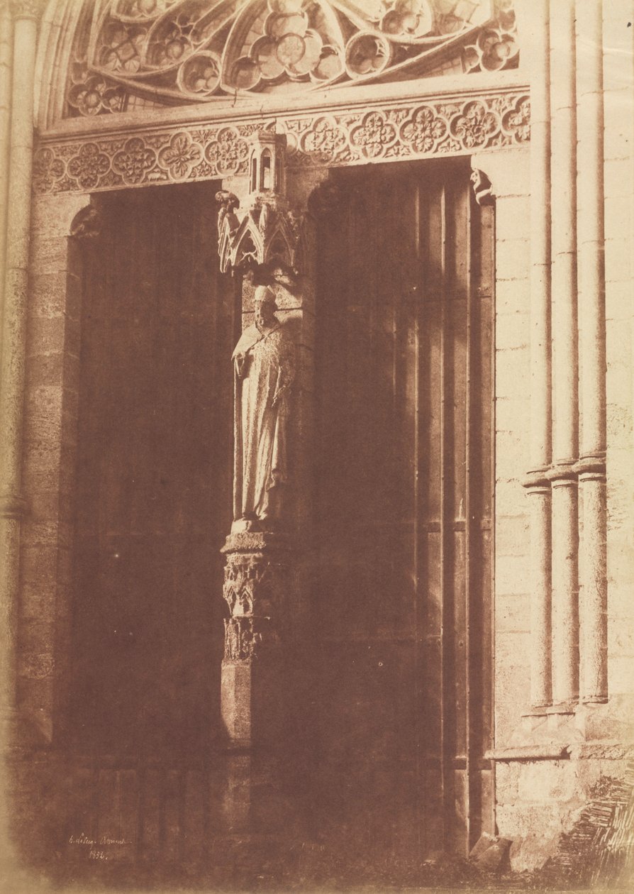 Amiens, Fachada Norte do Transepto, 1852. de Henri Le Secq