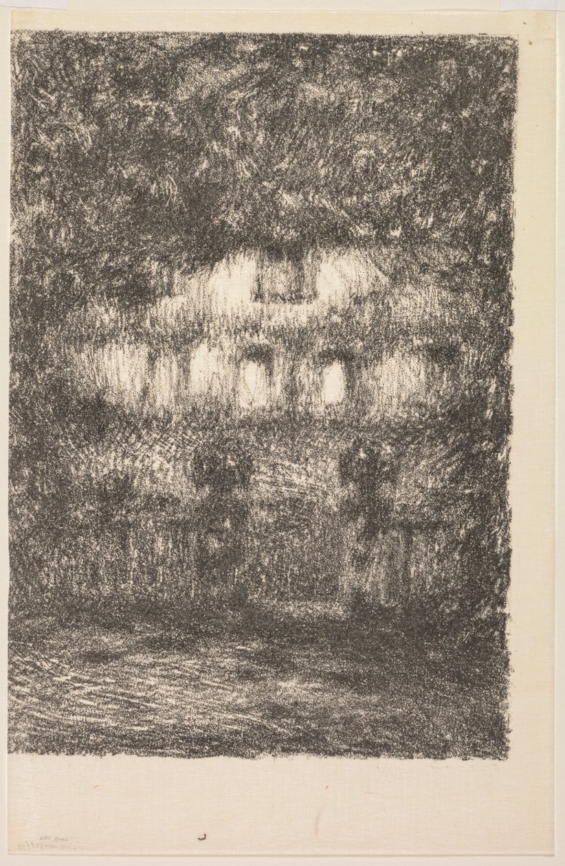 A casa ao luar de Henri Le Sidaner