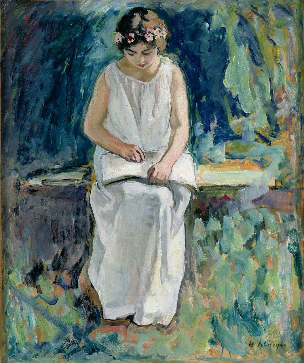 Menina lendo de Henri Lebasque