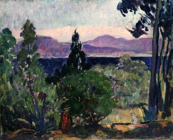 Paisagem do Midi (óleo sobre tela) de Henri Lebasque