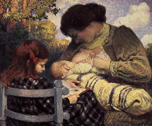 Maternidade, 1905 de Henri Lebasque