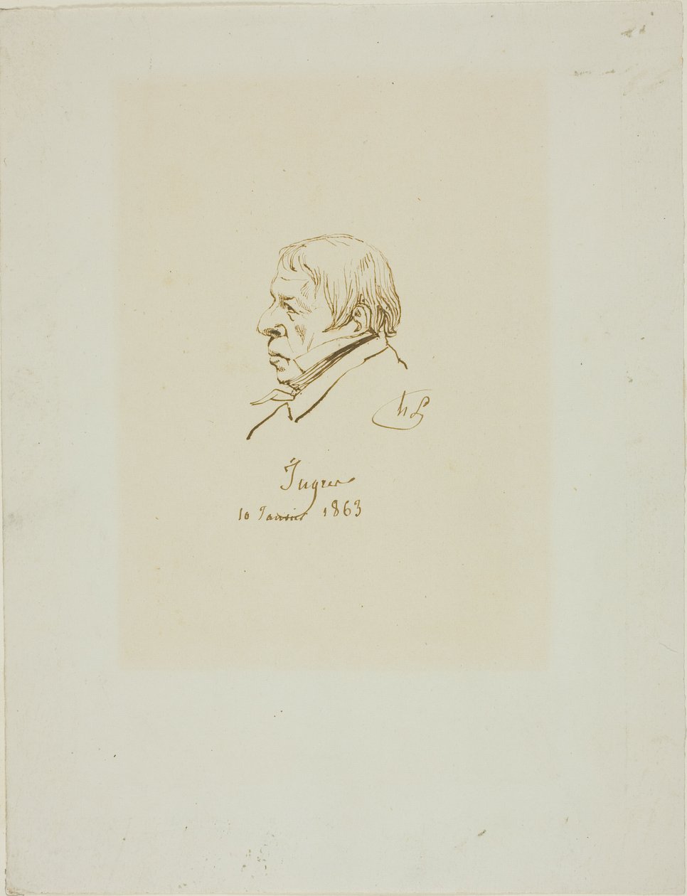 Jean Auguste Dominique Ingres de Henri Lehmann