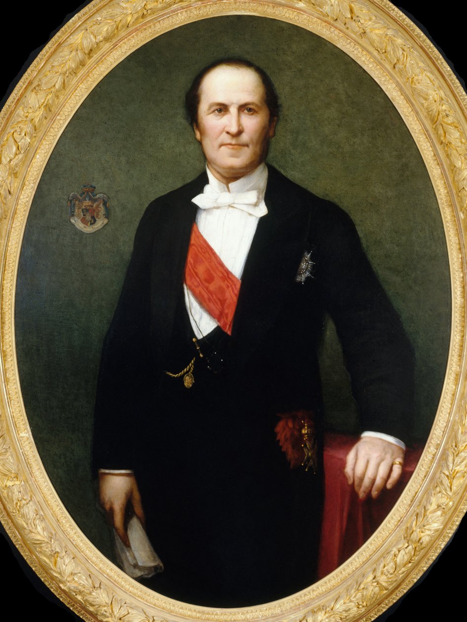 Retrato de Georges-Eugène Baron Haussmann 1809-1891, ca 1860. de Henri Lehmann