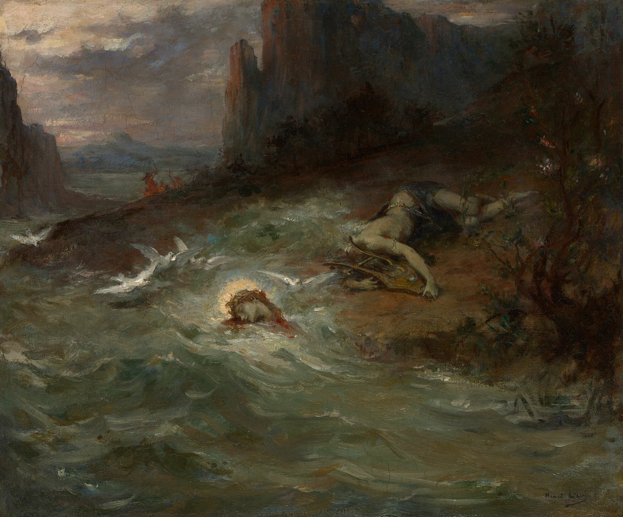 A Morte de Orfeu de Henri Leopold Levy