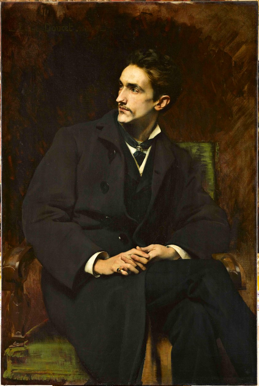 Retrato do Conde Robert de Montesquiou, 1879. de Henri Lucien Doucet