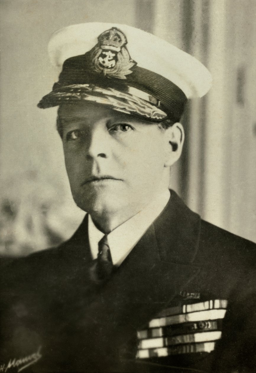 Retrato do Almirante David Beatty (foto) de Henri Manuel