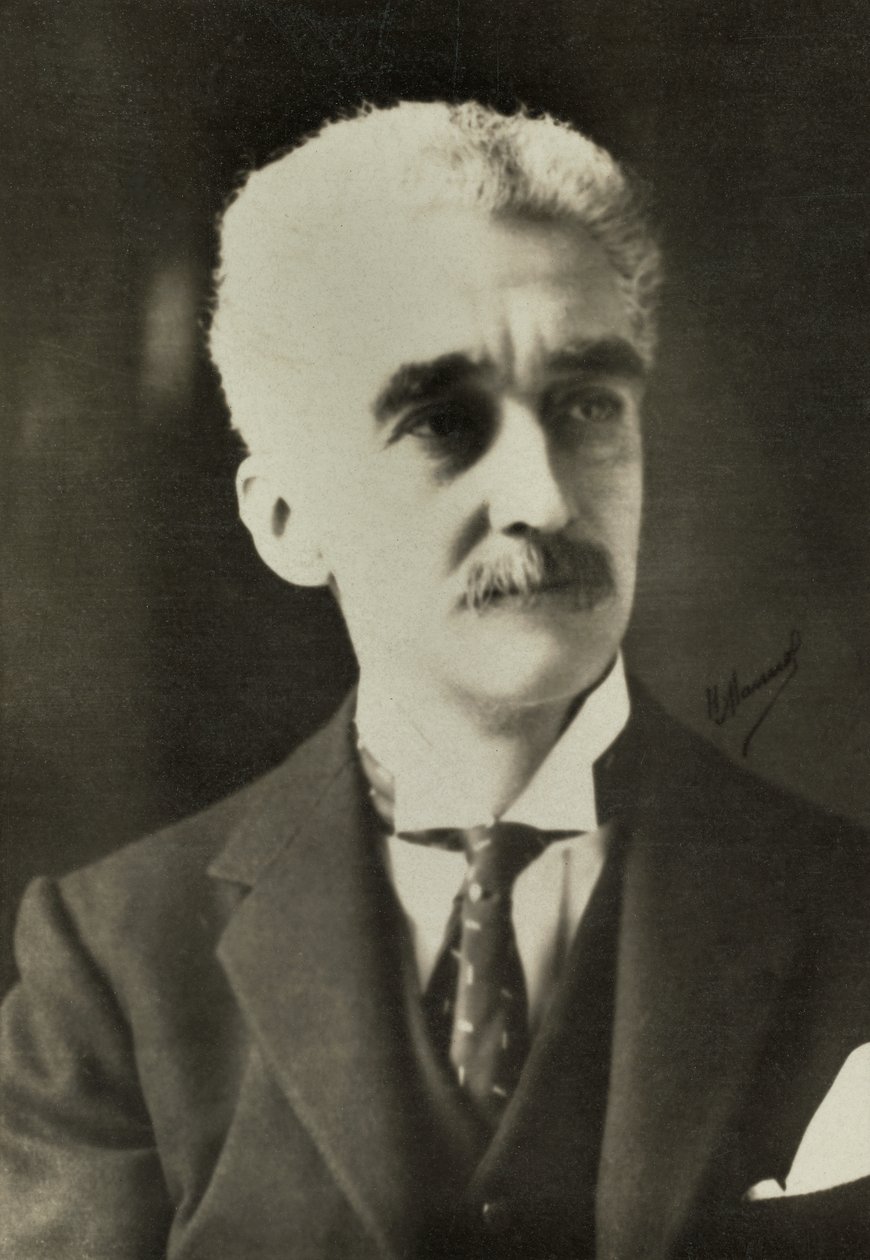 Retrato do belga Paul Hymans (foto) de Henri Manuel