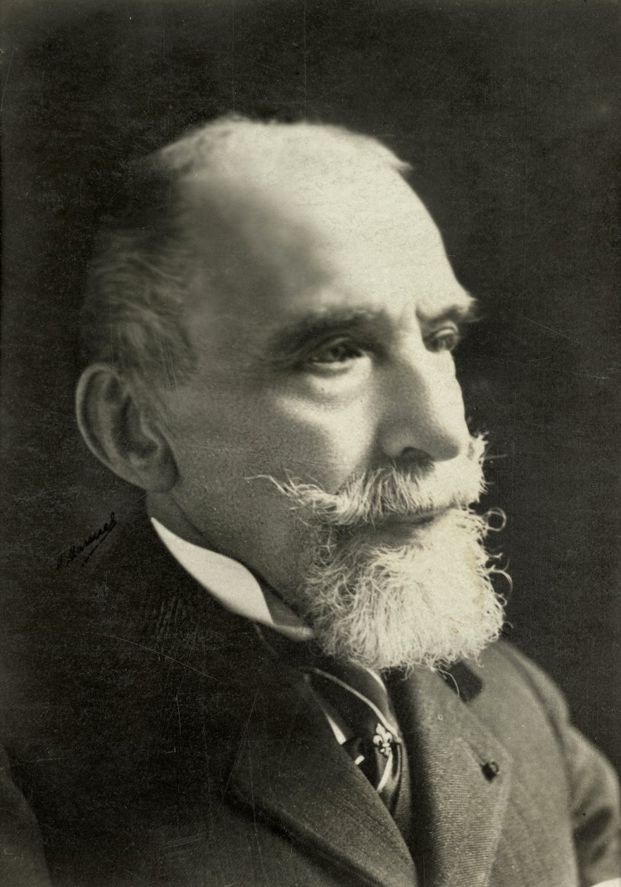 Retrato de Ernest Daudet (foto) de Henri Manuel