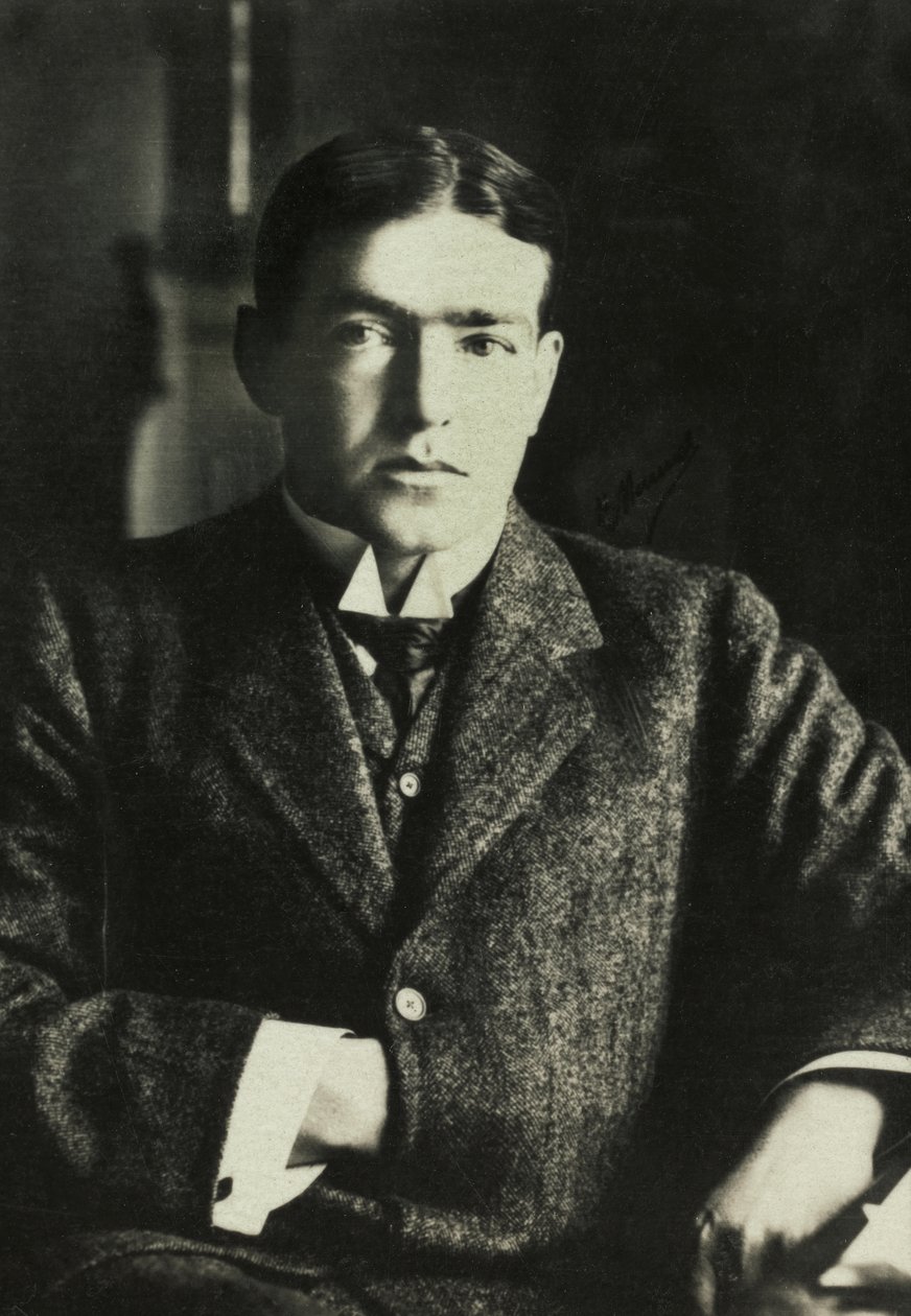 Retrato de Ernest Shakleton, c.1905 (foto) de Henri Manuel