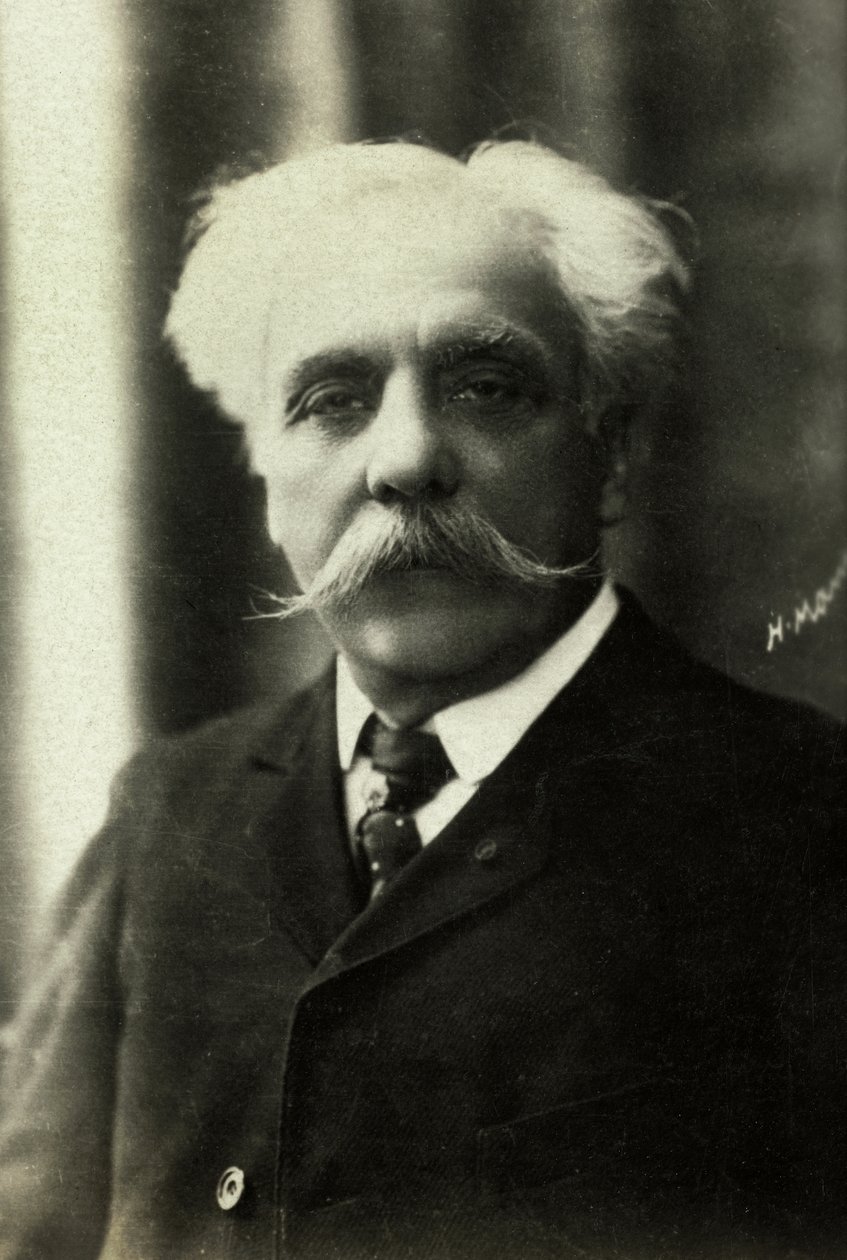Retrato de Gabriel Faure (foto) de Henri Manuel