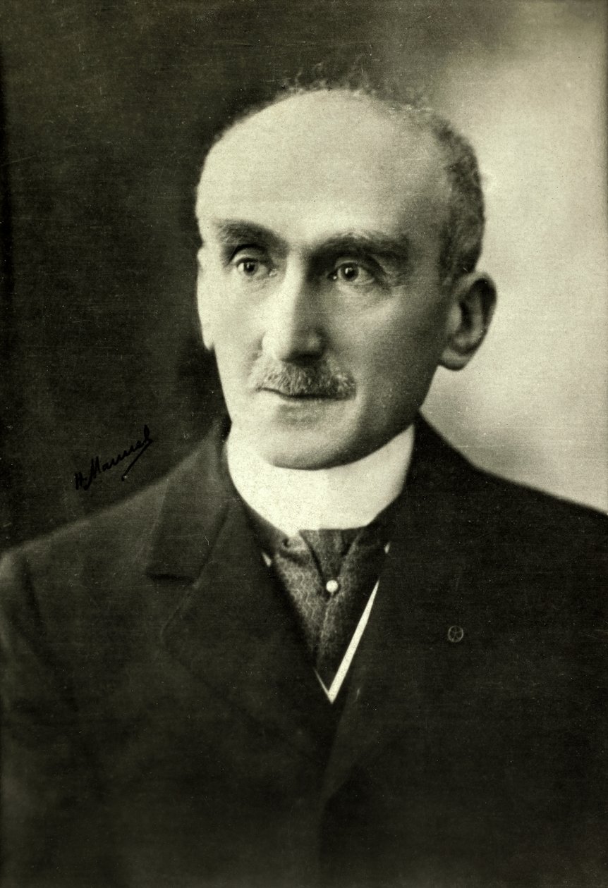 Retrato de Henri Bergson (foto) de Henri Manuel