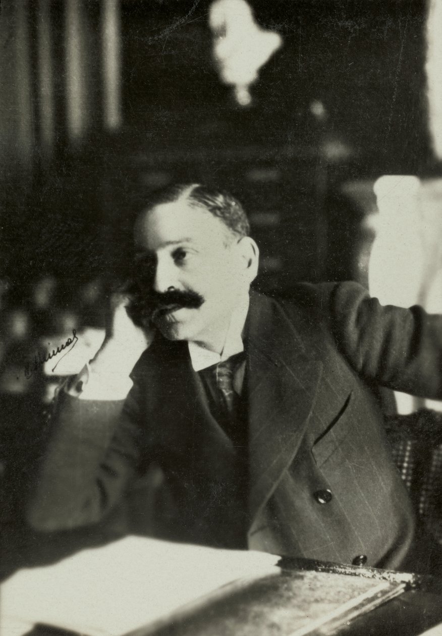 Retrato de Louis Lucien Klotz (foto) de Henri Manuel