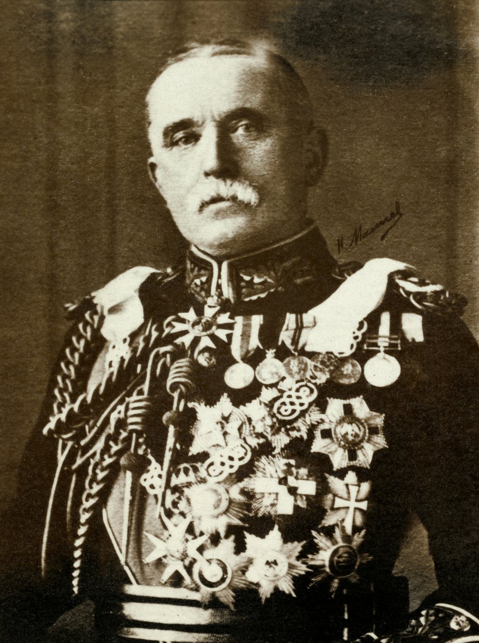 Retrato do Marechal John French (foto) de Henri Manuel