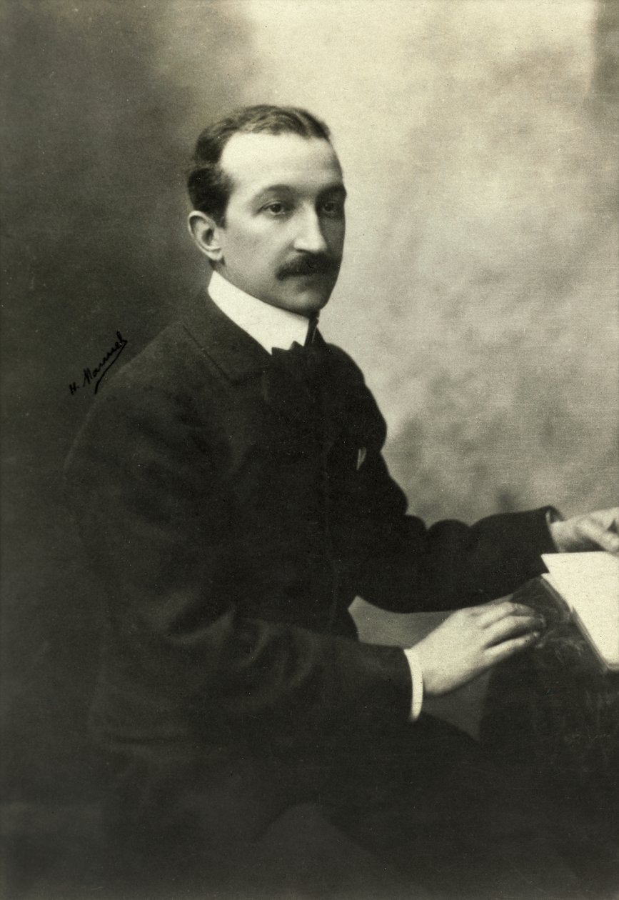Retrato de Michel Corday (foto) de Henri Manuel