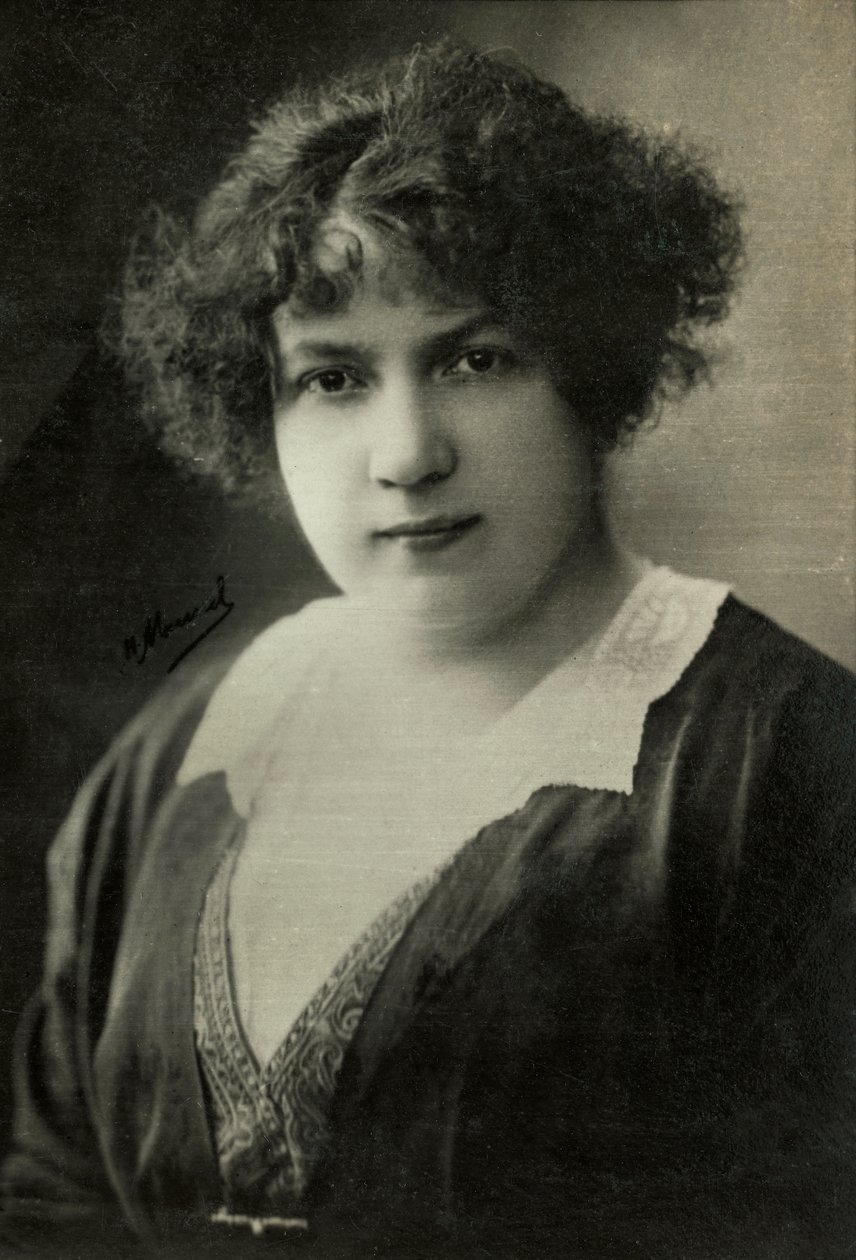 Retrato de Mme Adolphe Brisson dit Yvonne Sarcey (foto) de Henri Manuel