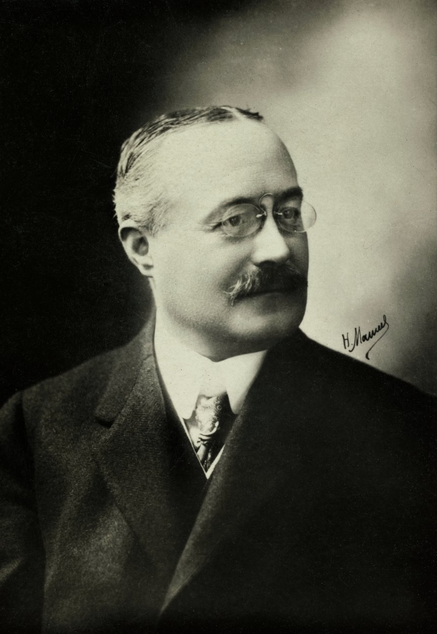 Retrato de Pierre Mille (foto) de Henri Manuel