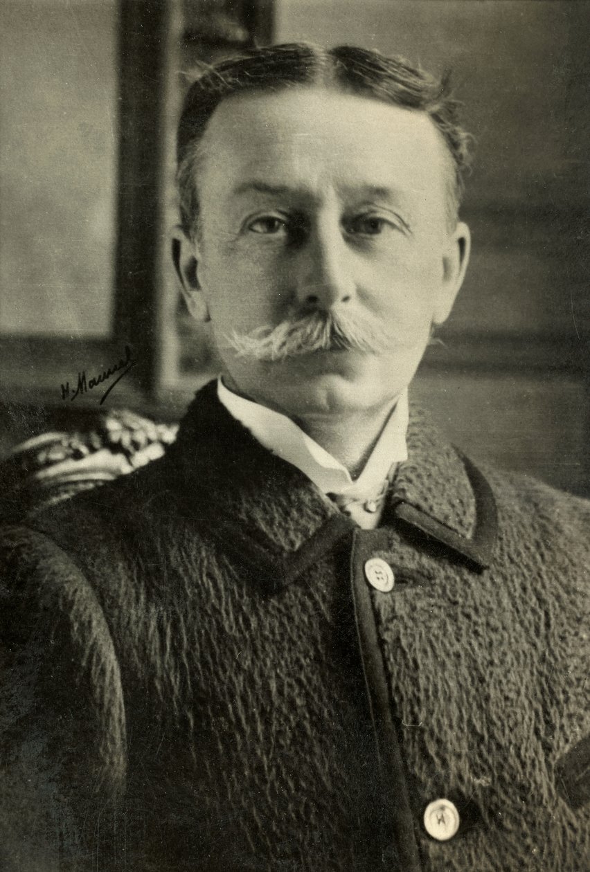 Retrato de René Bazin (foto) de Henri Manuel
