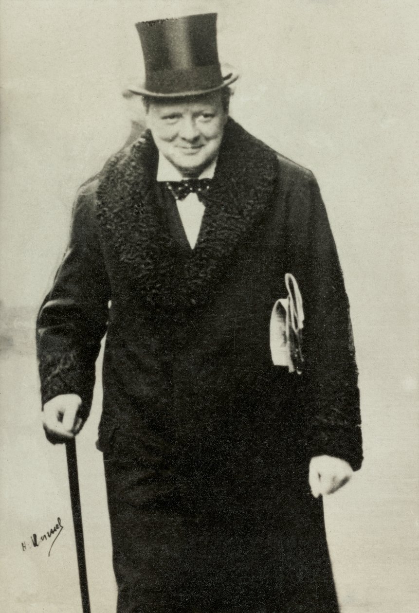 Retrato de Winston Churchill (foto) de Henri Manuel