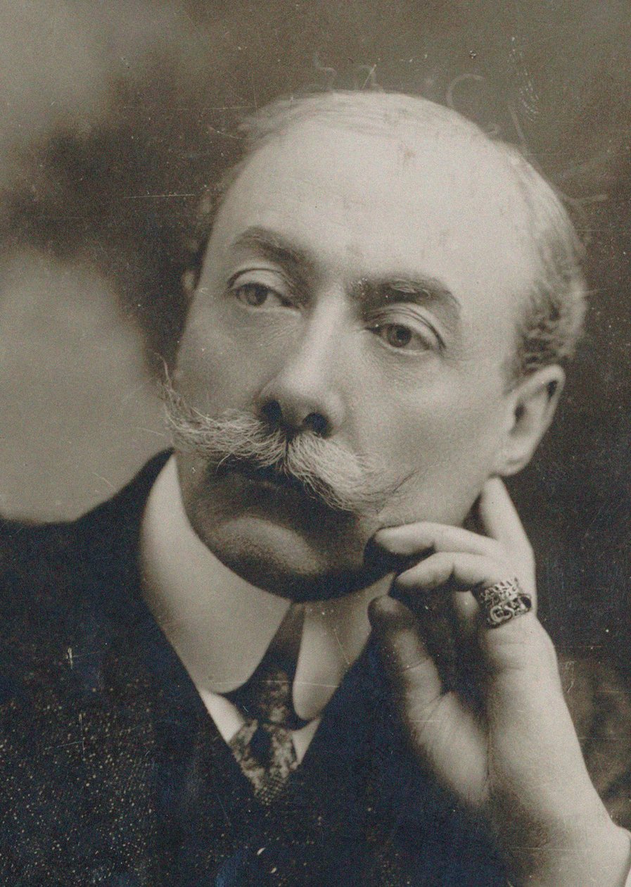 Retrato do pianista e compositor André Messager 1853-1929. de Henri Manuel