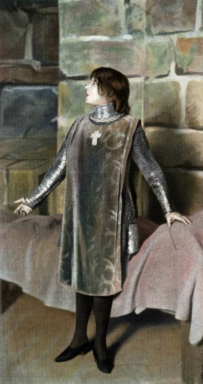 Sarah Bernhardt como Joana d