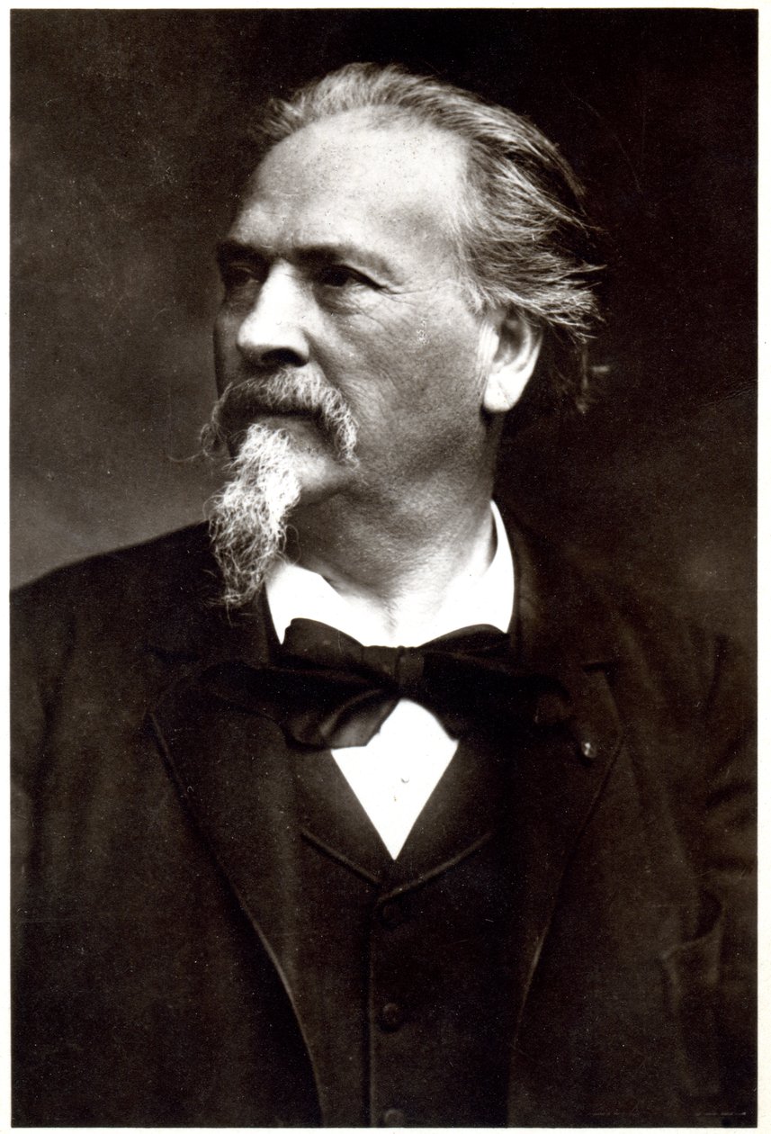 O escritor francês Frederic Mistral. Fotografia de Henri Manuel, França, c.1900 (fotografia a preto e branco) de Henri Manuel