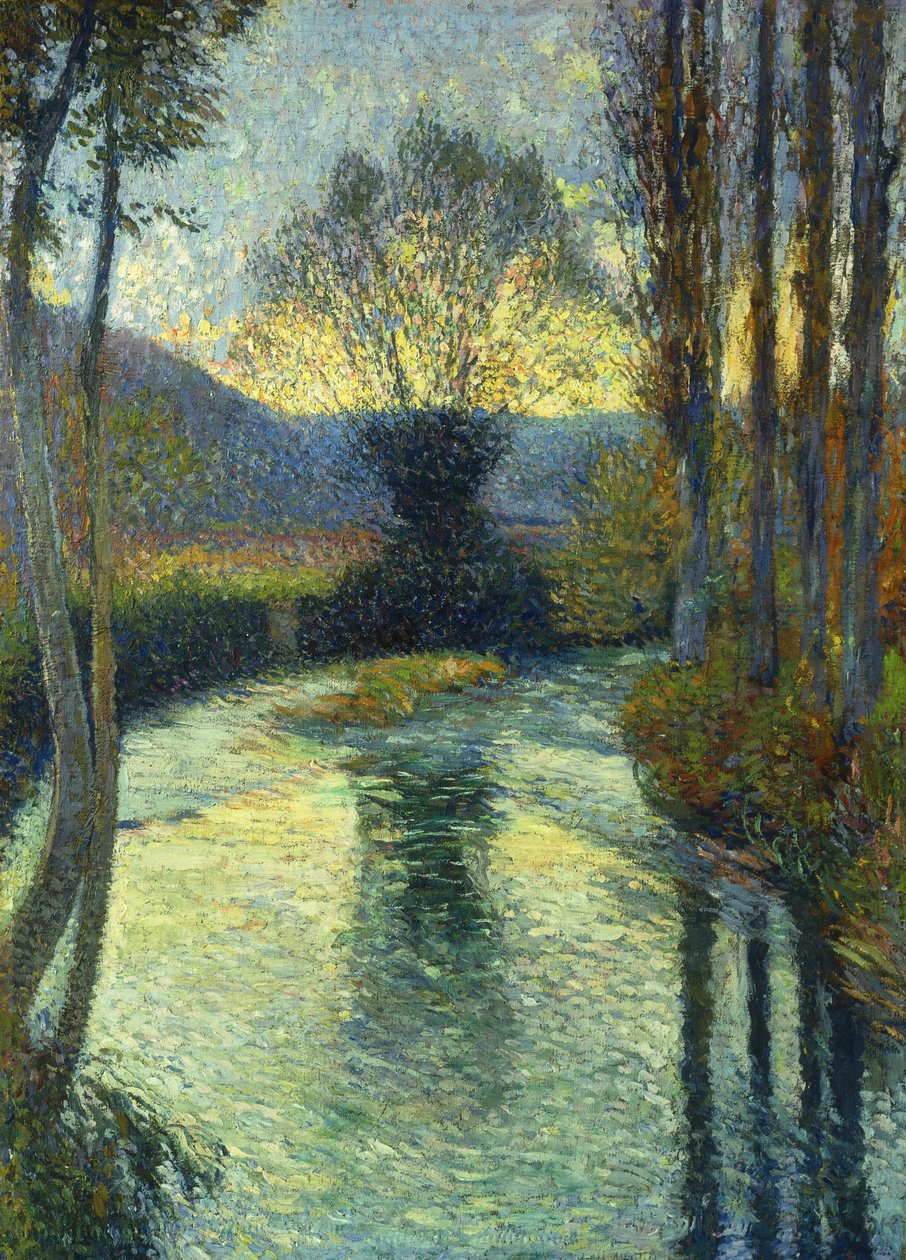 Margens do rio; Na beira do rio, de Henri Martin