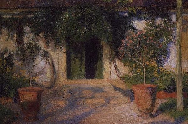Entrada, casa de Henri Martin