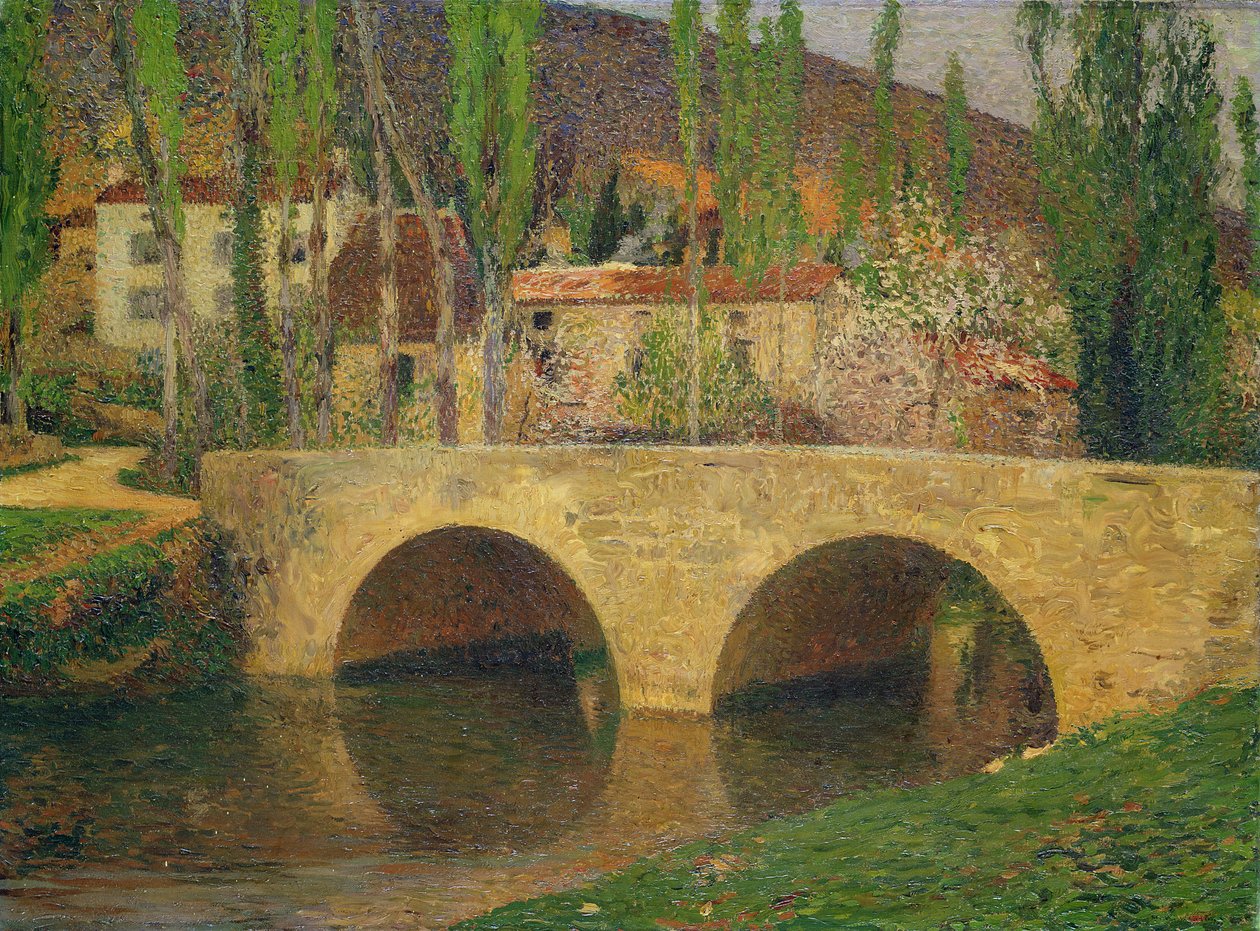 Hamlet pela ponte de Henri Martin