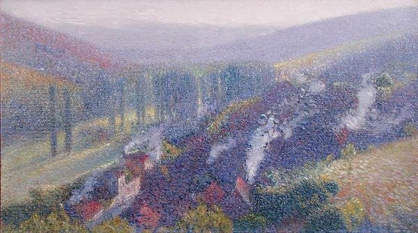 Labstide du Vert, c.1930 (óleo sobre tela) de Henri Martin