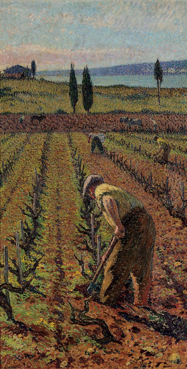 O Cultivador, c.1925 de Henri Martin