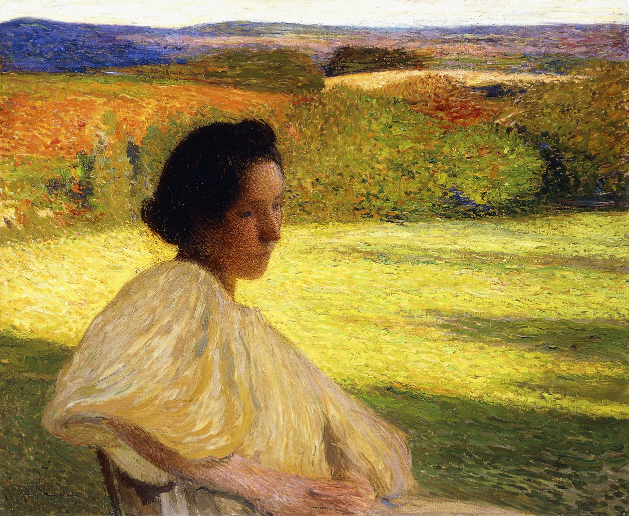 Meditação, 1896 de Henri Martin