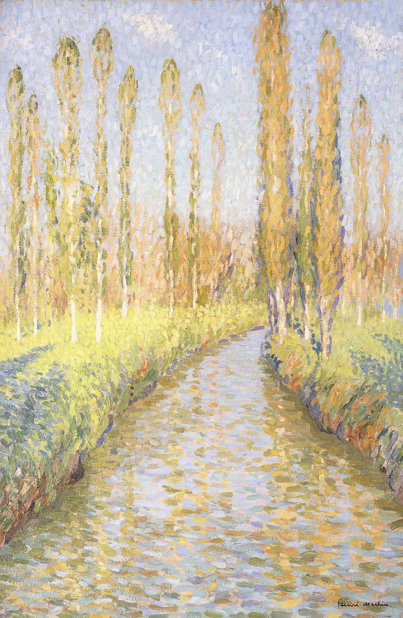 A Bastide du Vert no outono; La Bastide du Vert, no outono, de Henri Martin