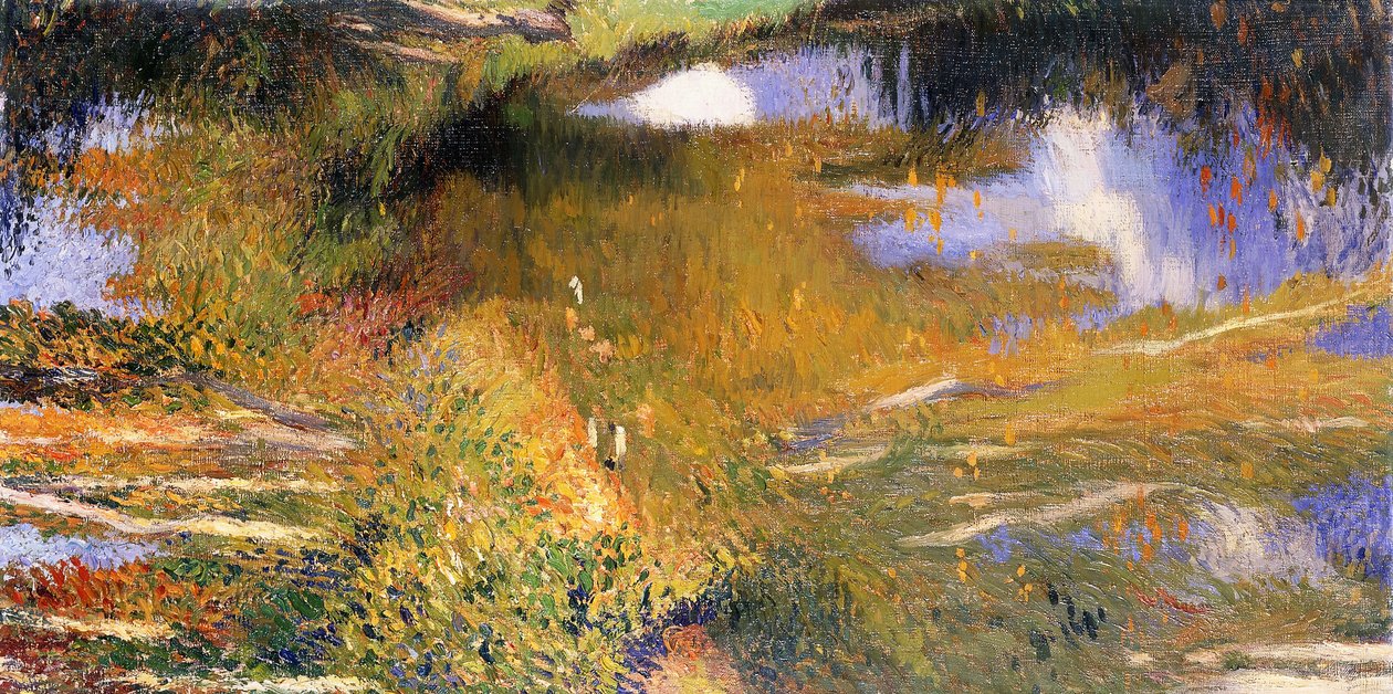 O verde perto da Bastide du Vert; Le Vert Perto da Bastide du Vert, de Henri Martin