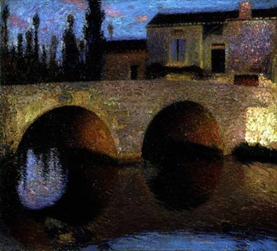 A Ponte Velha (óleo sobre tela) de Henri Martin