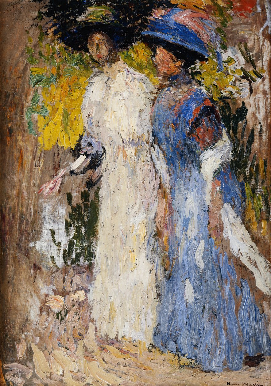 A caminhada; La Promenade, de Henri Martin
