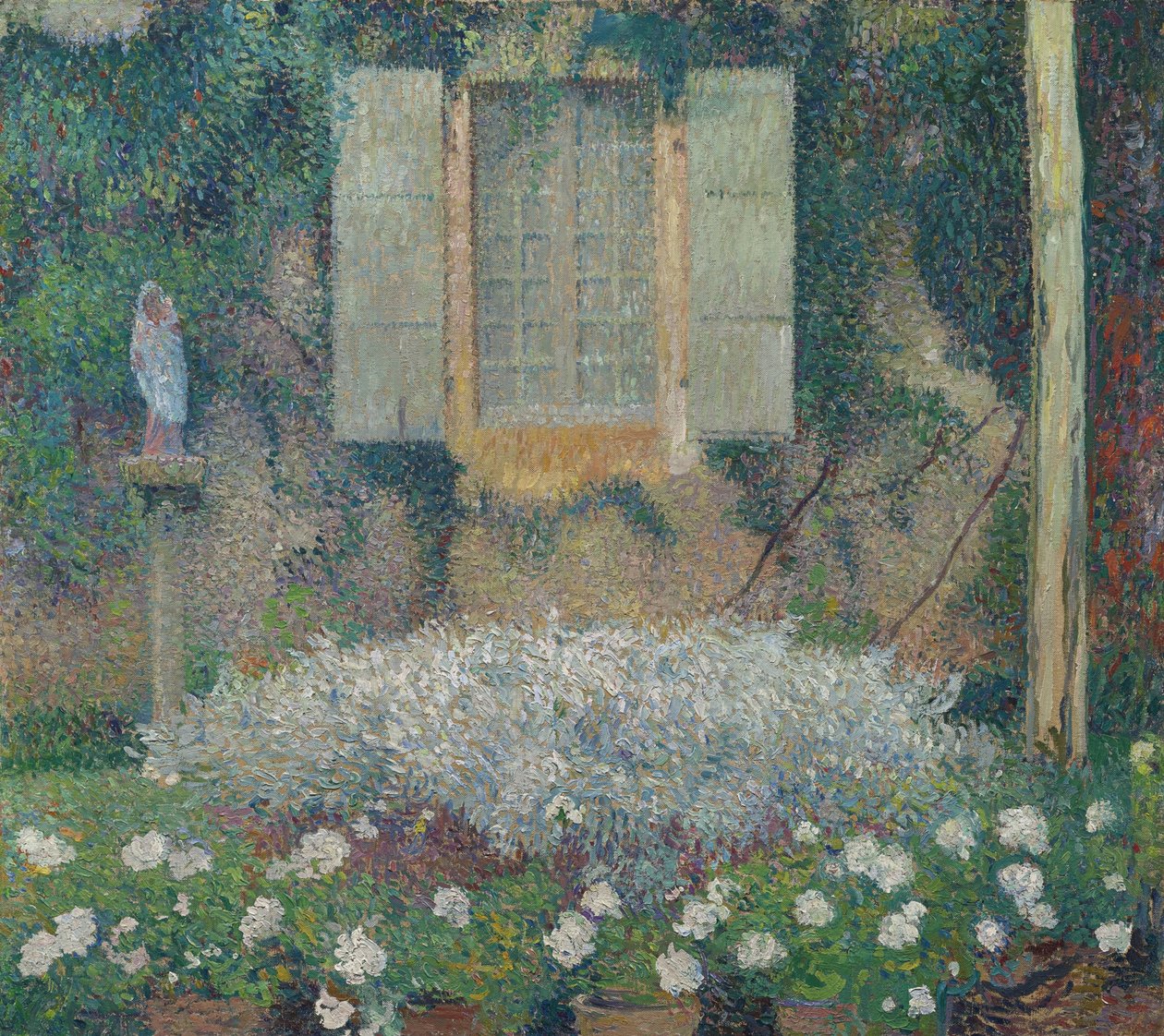 Janela Da Cozinha No Jardim Em Marquayrol, c. 1916 de Henri Martin