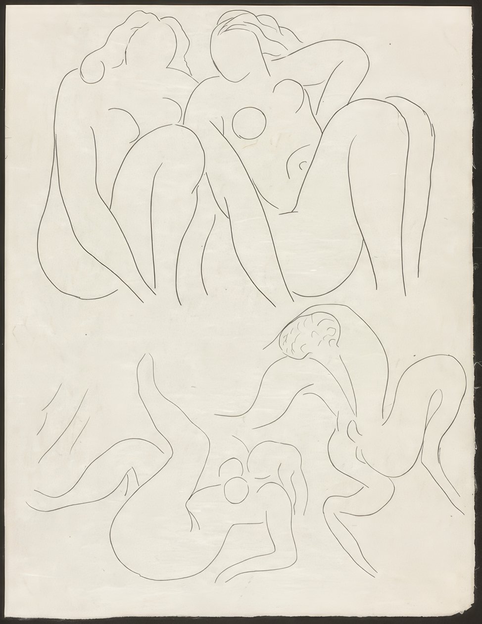 Um Fauno à Tarde, prato quinze de Poesies de Mallarmé de Henri Matisse
