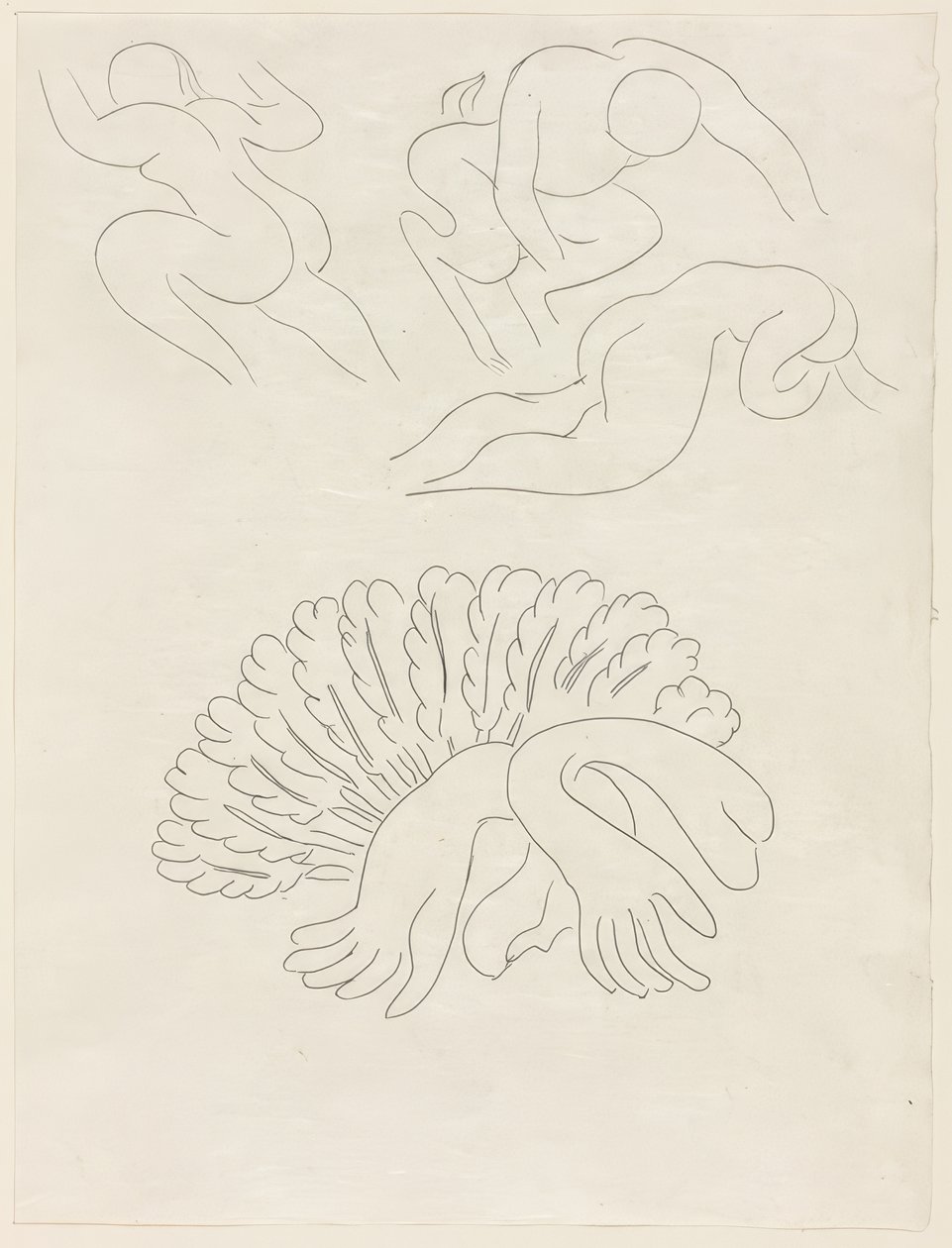 Autre Eventail, de Mademoiselle Mallarmé, placa 21 de Poesies de Mallarmé de Henri Matisse