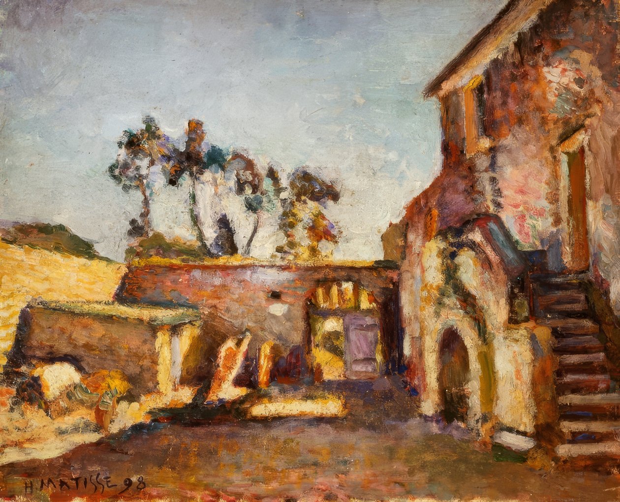 Pátio do moinho de Ajaccio de Henri Matisse