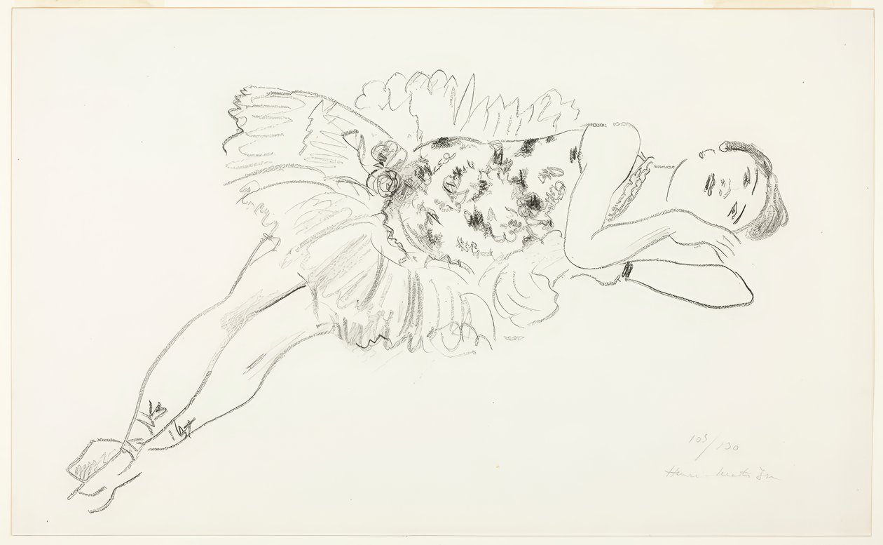 Dançarino Reclinado, de Dez Dançarinos de Henri Matisse
