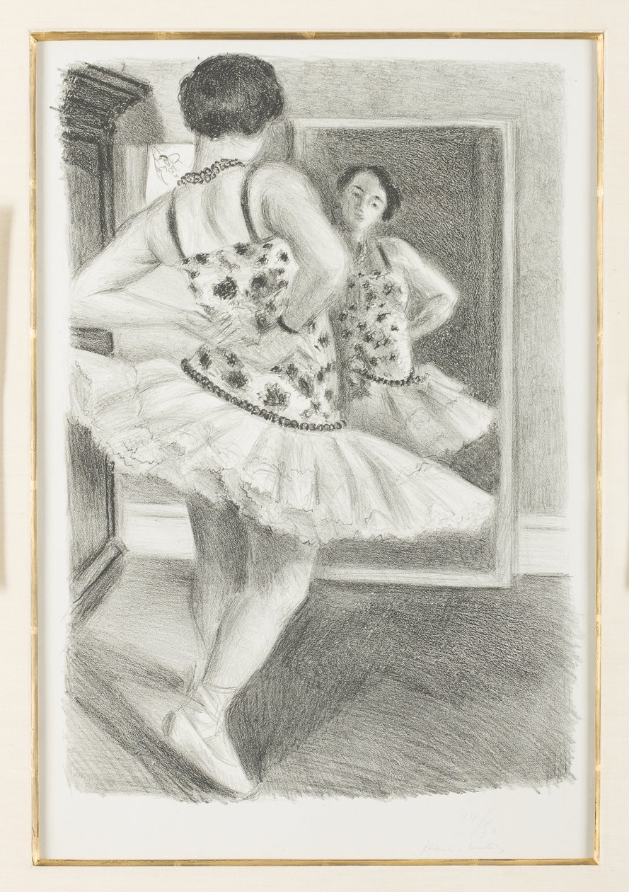Bailarina reflectida no espelho de Henri Matisse