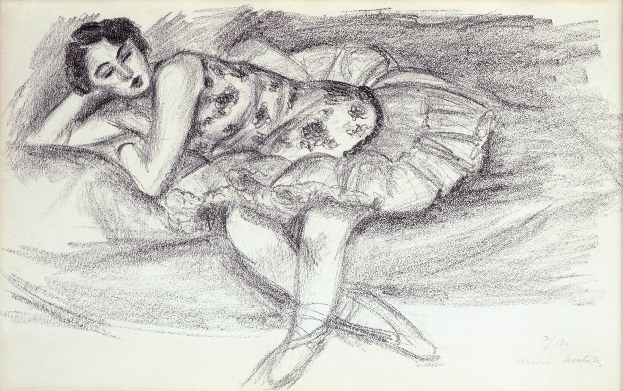 Bailarina no sofá de Ten Dancers de Henri Matisse