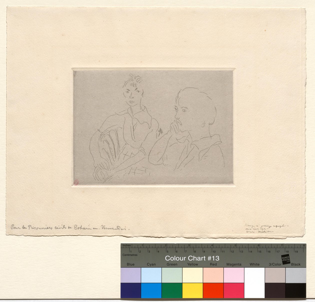 Retrato duplo de Josette Gris de Henri Matisse