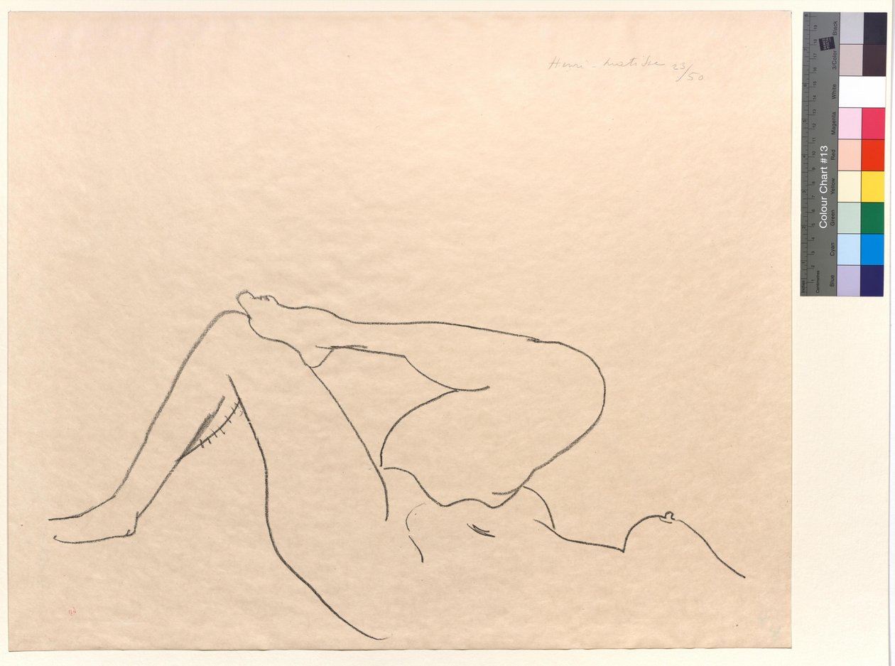 Estudo das pernas de Henri Matisse