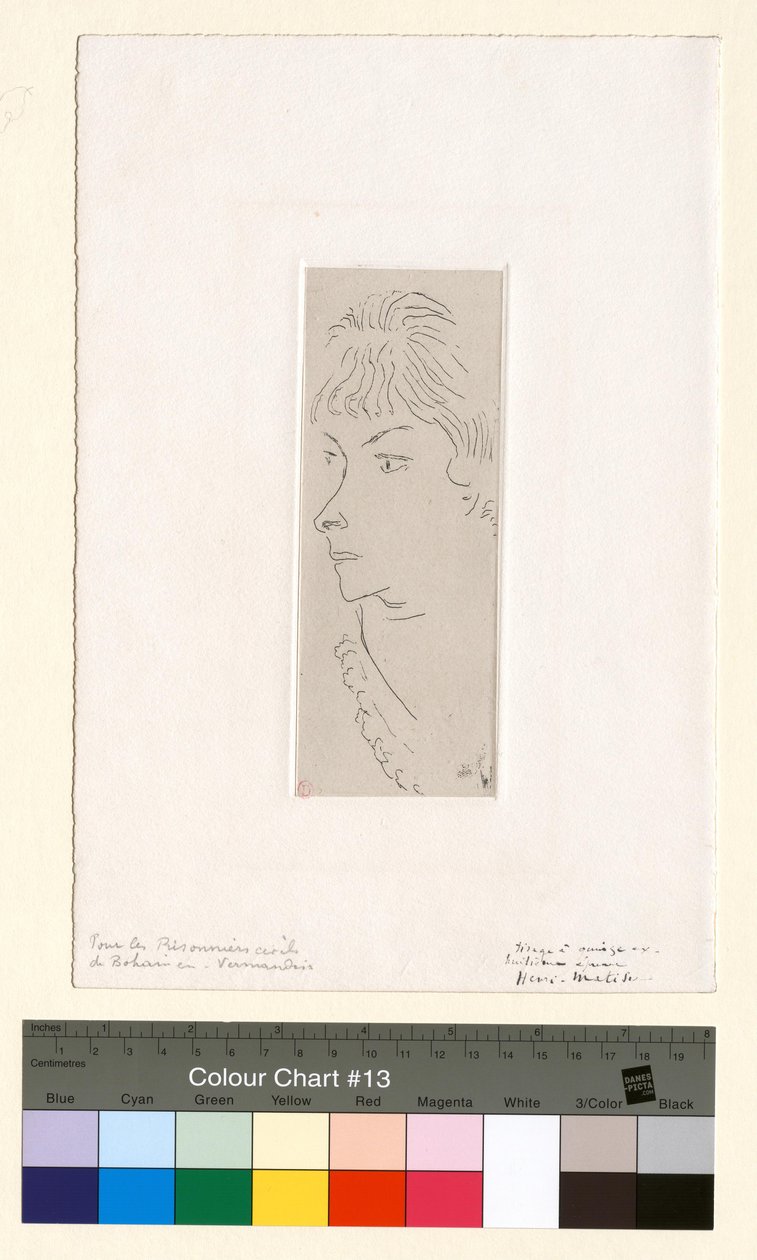 Fanny de três quartos de Henri Matisse